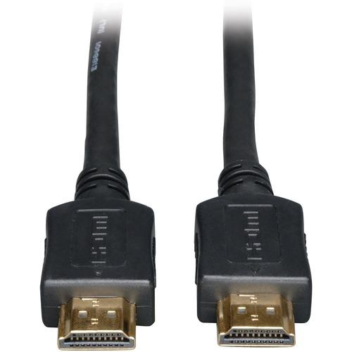 Tripp Lite 25ft High Speed HDMI Cable Digital Video with Audio 4K x 2K M/M 25' - Type A Male HDMI - Type A Male HDMI - 7.62m - Black