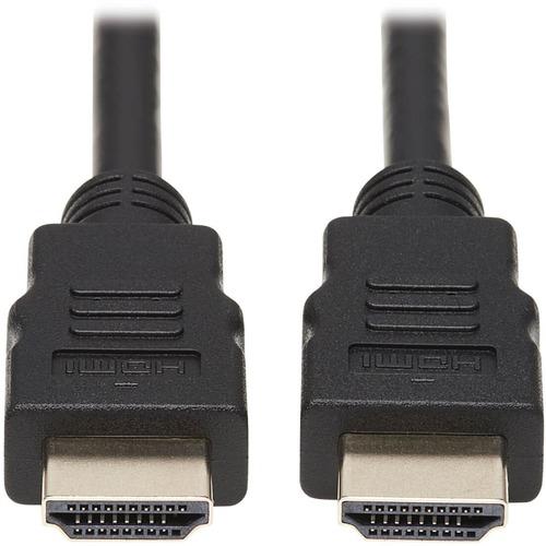 Tripp Lite 6ft High Speed HDMI Cable with Ethernet Digital Video / Audio 4K x 2K M/M 6' - 6 ft HDMI A/V Cable - First End: 1 x HDMI Male Digital Audio/Video - Second End: 1 x HDMI Male Digital Audio/Video - 18 Gbit/s - Black - 1 Each