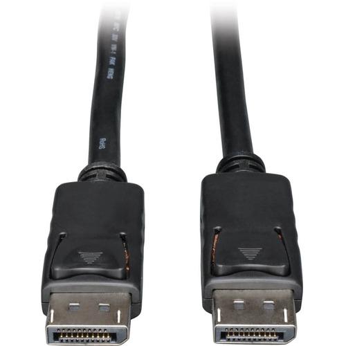 Tripp Lite P580-003-V4 DisplayPort A/V Cable - 3 ft DisplayPort A/V Cable for Audio/Video Device, Blu-ray Player, Gaming Console, Notebook, Tablet, TV, Monitor, Projector, Audio/Video Box, Home Theater System, Digital Signage Display - First End: 1 x Dis