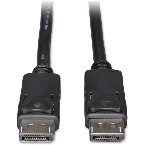 Tripp Lite Tripp Lite DisplayPort Cable - 15 ft DisplayPort A/V Cable for Audio/Video Device, Monitor, Home Theater System, Computer - First End: 1 x DisplayPort Male Digital Audio/Video - Second End: 1 x DisplayPort Male Digital Audio/Video - Supports u