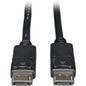 Tripp Lite 100-ft. Displayport Monitor Cable M/M - 100 ft DisplayPort A/V Cable for Audio/Video Device, Monitor - First End: 1 x DisplayPort Male Digital Audio/Video - Second End: 1 x DisplayPort Male Digital Audio/Video - Black
