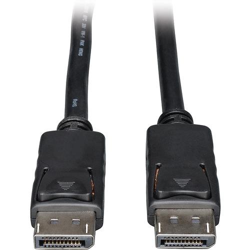 Tripp Lite 100-ft. Displayport Monitor Cable M/M - 100 ft DisplayPort A/V Cable for Audio/Video Device, Monitor - First End: 1 x DisplayPort Male Digital Audio/Video - Second End: 1 x DisplayPort Male Digital Audio/Video - Black