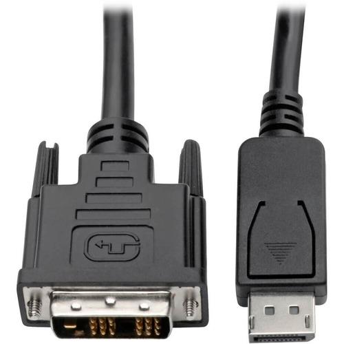 Tripp Lite P581-015 DisplayPort/DVI-D Video Cable - 15 ft DisplayPort/DVI-D Video Cable for Projector, Ultrabook, Monitor, Notebook, Video Device, TV - First End: 1 x DisplayPort Male Digital Video - Second End: 1 x DVI-D (Single-Link) Male Digital Video