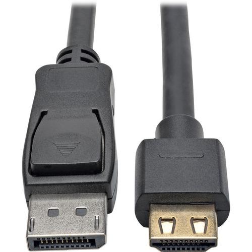 Tripp Lite P582-015-HD-V2A DisplayPort 1.2a to HDMI Active Adapter Cable (M/M), 15 ft. - 15 ft DisplayPort/HDMI A/V Cable for Audio/Video Device, Monitor, Projector, HDTV, Graphics Card - First End: 1 x HDMI Male Digital Audio/Video - Second End: 1 x Dis