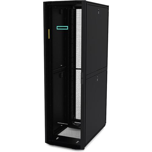 HPE 22U 600mmx1075mm G2 Kitted Advanced Shock Rack with Side Panels and Baying - For KVM Switch, Power Module - 22U Rack Height x 23.62" (600 mm) Rack Width x 42.32" (1075 mm) Rack Depth - Black - 1133.98 kg Dynamic/Rolling Weight Capacity - 1360.78 kg S