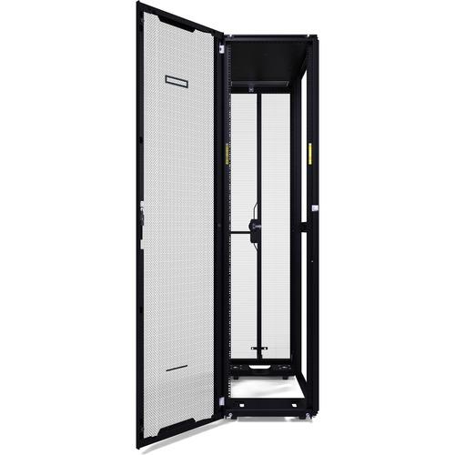 HPE 48U 600mmx1200mm G2 Enterprise Pallet Rack - For Server, KVM Switch - 48U Rack Height - Black, Silver - 1360.78 kg Dynamic/Rolling Weight Capacity - 1360.78 kg Static/Stationary Weight Capacity