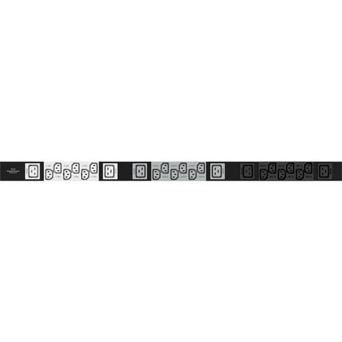 HPE Standard G2 Basic 24-Outlet PDU - Basic - IEC 60A (3PH) - 6 x IEC 60320 C19, 18 x IEC 60320 C13 - 230 V AC - 17.30 kW - Vertical - Rack-mountable