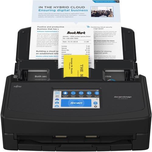 Fujitsu Imaging Fujitsu ScanSnap iX1600 Large Format ADF Scanner - 600 dpi Optical - 40 ppm (Mono) - 40 ppm (Color) - PC Free Scanning - Duplex Scanning - USB