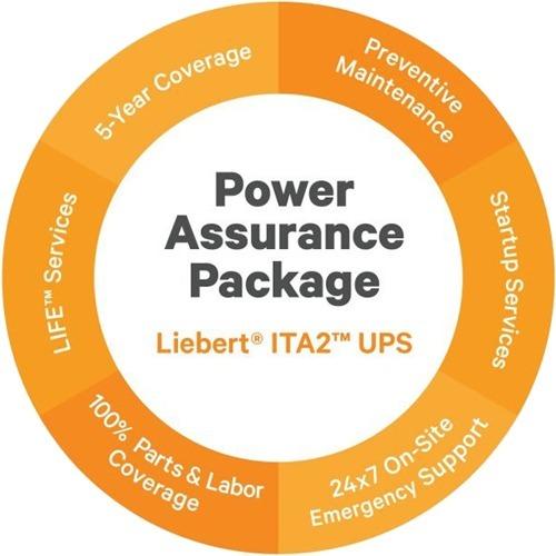 Vertiv Liebert PSI UPS 1-3kVA Power Assurance Package (PAP) with LIFE | 5-Year Coverage | Onsite support 24/7 (PAPPSI-1K3KLF) - Preventive Maintenance Services Package | Factory-trained technicians | Installation and Start-up | Emergency support | 100% C