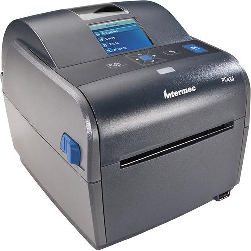 Intermec PC43d Desktop Direct Thermal Printer - Monochrome - Label Print - Ethernet - USB - 4.10" Print Width - 203.20 mm/s Mono - 203 dpi - 4.70" (119.38 mm) Label Width - 35" (889 mm) Label Length