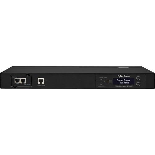 Cyber Power CyberPower PDU15SWHVIEC12ATNET Switched ATS PDU 200-240V 15A 1U 12-Outlets (2) IEC C14 - Switched Auto Transfer Switch - IEC 60320 C14 - 12 x IEC 60320 C13 - 230 V AC - 1U - Rack-mountable