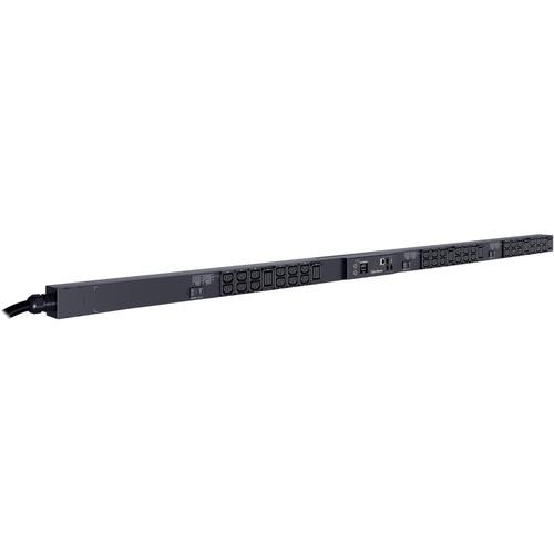 Cyber Power CyberPower PDU33108 3 Phase 200 - 240 VAC 50A Monitored PDU - Monitored - Hubbell CS8365C - 42 x IEC 60320 C13 - 230 V AC - Network (RJ-45) - 0U - Vertical - Rack-mountable