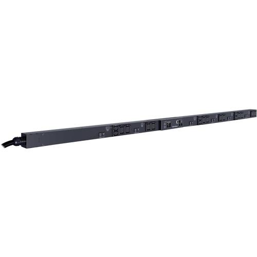 Cyber Power CyberPower PDU33110 3 Phase 200 - 240 VAC 60A Monitored PDU - Monitored - IEC-309 60A BLUE (3P+E) - 18 x IEC 60320 C13 - 230 V AC - Network (RJ-45) - 0U - Rack-mountable