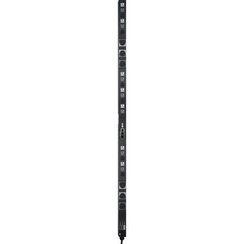 Tripp Lite 3-Phase Metered PDU - NEMA L21-20P - 6 x NEMA L6-20R, 21 x NEMA 5-15/20R - 230 V AC - 5.70 kW - Vertical - Rack-mountable