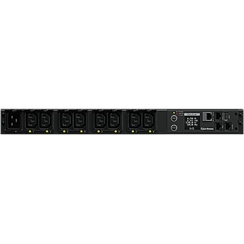 Cyber Power CyberPower PDU41005 8-Outlet PDU - Switched - Network (RJ-45) - 1U - Horizontal/Vertical - Rack-mountable