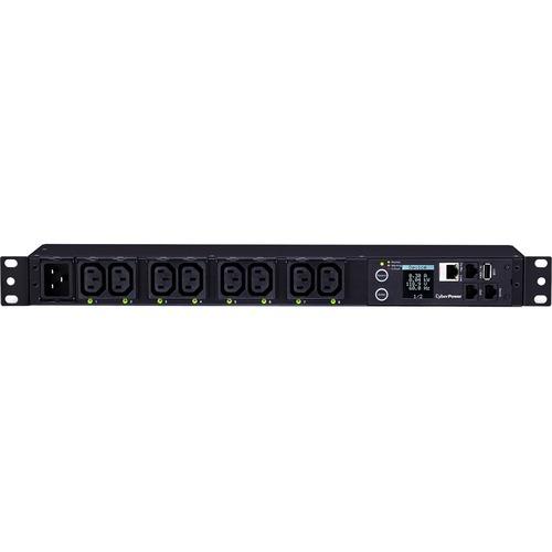 Cyber Power CyberPower PDU81005 8-Outlet PDU - IEC 60320 C20 - 8 x IEC 60320 C13 - 120 V AC, 230 V AC - Network (RJ-45) - 1U - Rack-mountable