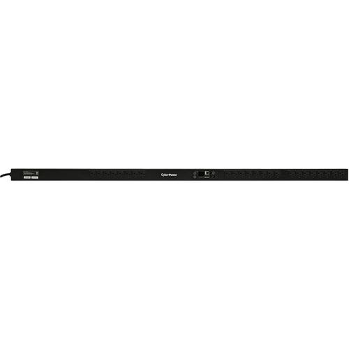 Cyber Power CyberPower PDU81101 24-Outlet PDU - Switched with Metered-by-Outlet - NEMA L5-20P - 24 x NEMA 5-20R - 120 V AC - Network (RJ-45) - 0U - Rack-mountable