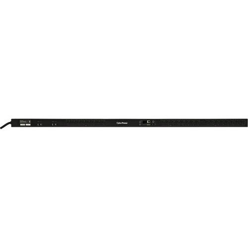 Cyber Power CyberPower PDU81102 24-Outlet PDU - Switched with Metered-by-Outlet - NEMA L5-30P - 24 x NEMA 5-20R - 120 V AC - Network (RJ-45) - 0U - Rack-mountable