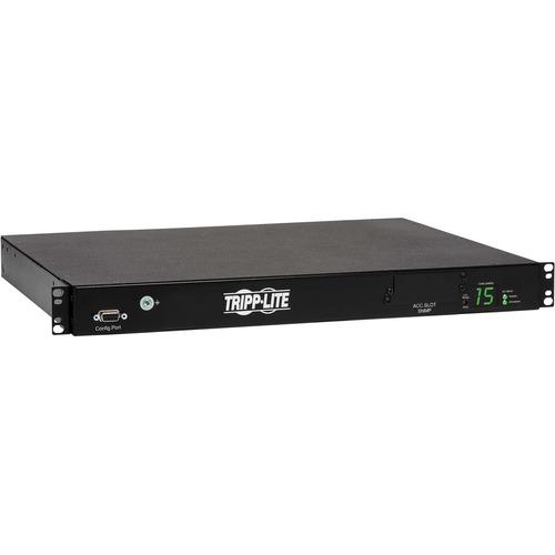 Tripp Lite PDUMH15HVATNET 10-Outlet PDU - IEC 60320 C14 - 10 x IEC 60320 C13 - 230 V AC - 2.40 kW - Network (RJ-45) - 1U/2U - Horizontal - Rack-mountable - TAA Compliant