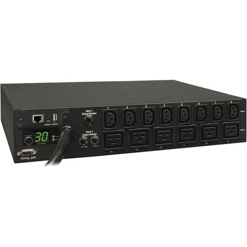 Tripp Lite PDUMH30HV19NET PDU Switched 208V - 240V 30A 14 Outlet - 14 - 2U Rack-mountable