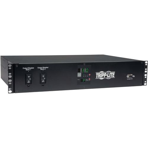 Tripp Lite Metered PDUMH30HVAT 19-Outlets PDU - NEMA L6-30P - 1 x NEMA L6-30R, 2 x IEC 60320 C19, 16 x IEC 60320 C13 - 230 V AC - 2U - Horizontal - Rack-mountable