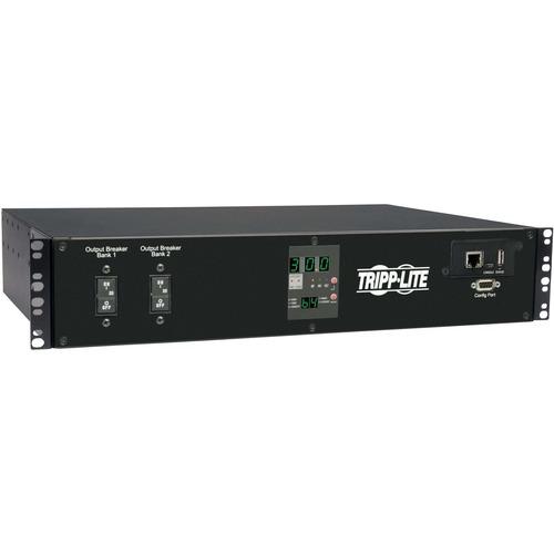 Tripp Lite Switched PDUMH30HVATNET 19-Outlets PDU - Switched - NEMA L6-30P - 1 x NEMA L6-30R, 2 x IEC 60320 C19, 16 x IEC 60320 C13 - 230 V AC - 2U - Horizontal - Rack-mountable - TAA Compliant