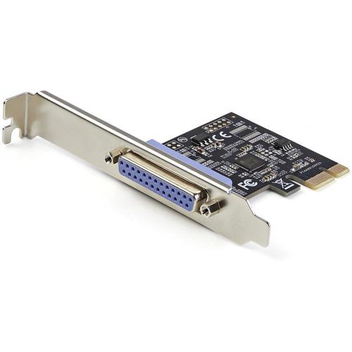 StarTech.com 1-Port Parallel PCIe Card, PCI Express to Parallel DB25 LPT Adapter Card, Desktop Expansion Controller for Printer, SPP/ECP - Parallel PCIe card controller w/ DB25 parallel port - SPP/Byte/ECP modes - Works w/ IEEE 1284 up to 2.5Mbps - Print