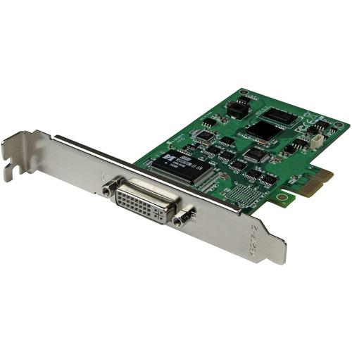 StarTech.com PCIe Video Capture Card - HDMI / DVI / VGA / Component - 1080p - Game Capture Card - HDMI Video Capture Card - Capture an HD audio-video source, through a low-profile or full-profile PCI Express slot - HDMI Capture Card - low profile & full