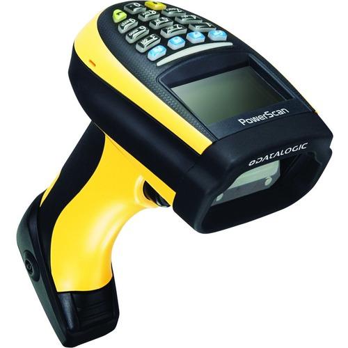 Datalogic PowerScan PM9300-DK Handheld Barcode Scanner - Wireless Connectivity - 104 scan/s - 1D - Laser - , Radio Frequency - Yellow, Black