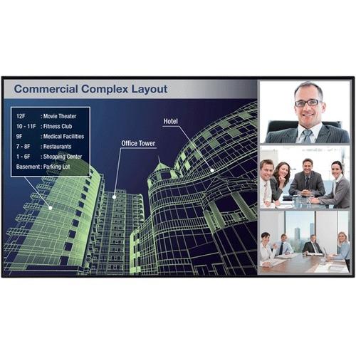 Sharp PNUH861 Digital Signage Display - 85.6" LCD - 3840 x 2160 - Edge LED - 400 cd/m‚² - 2160p - HDMI - USB - SerialEthernet
