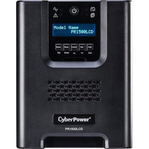 Cyber Power CyberPower Smart App Sinewave PR1500LCD 1500VA Mini-Tower UPS - Mini-tower - AVR - 8 Hour Recharge - 4.70 Minute Stand-by - 120 V AC Input - 120 V AC Output - 8 x NEMA 5-15R