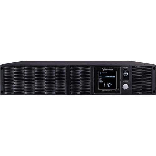 Cyber Power CyberPower Smart App Sinewave PR1500LCDRT2U 1500VA Pure Sine Wave RT LCD UPS - 1500VA/1000W - 18 Minute Half Load - 8 x NEMA 5-15R - Battery/Surge-protected