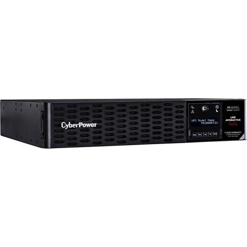 Cyber Power CyberPower Smart App PR2000RT2U 2000VA Tower/Rack Convertible UPS - 2U Tower/Rack Convertible - 3 Hour Recharge - 4.50 Minute Stand-by - 120 V AC Input - 100 V AC, 110 V AC, 120 V AC, 125 V AC Output - 8 x NEMA 5-20R