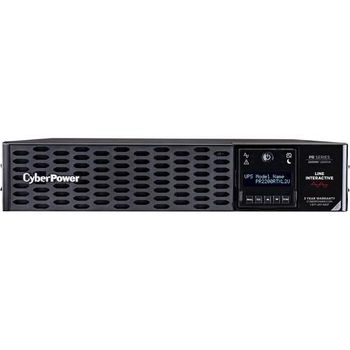 Cyber Power CyberPower PR2200RTXL2U New Smart App Sinewave UPS Systems - 120 VAC, NEMA L5-30P, 2U, Rack / Tower, Sine Wave, 8 Outlets, LCD, PowerPanelÂ® Business, $400000 CEG, 3YR Warranty