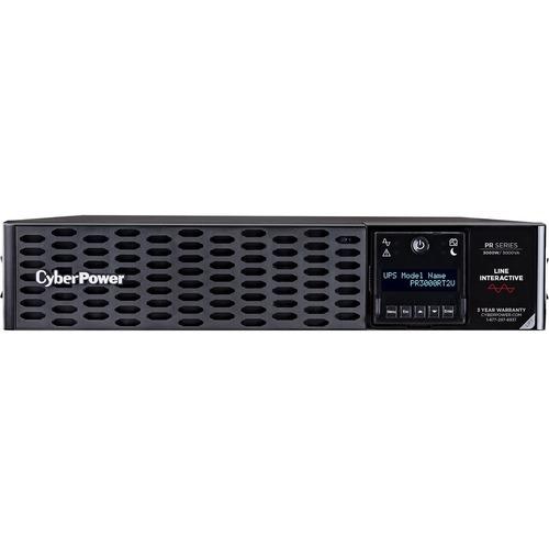 Cyber Power CyberPower PR3000RT2U New Smart App Sinewave UPS Systems - NEMA L5-30P, 2U, Rack / Tower, Sine Wave, 9 Outlets, LCD, PowerPanelÂ® Business, $400000 CEG, 3YR Warranty