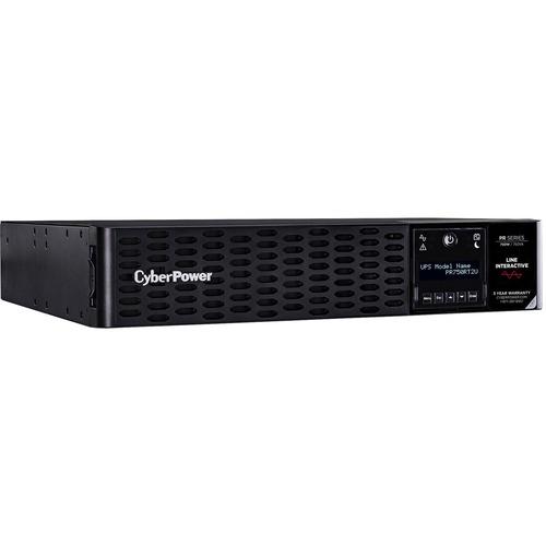 Cyber Power CyberPower Smart App PR750RT2U 750VA Tower/Rack Convertible UPS - 2U Tower/Rack Convertible - 3 Hour Recharge - 7.50 Minute Stand-by - 120 V AC Input - 100 V AC, 110 V AC, 120 V AC, 125 V AC Output - 8 x NEMA 5-15R