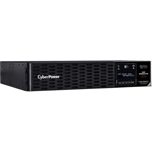 Cyber Power CyberPower Smart App PR750RTXL2U 750VA Tower/Rack Convertible UPS - 2U Tower/Rack Convertible - 3 Hour Recharge - 11.20 Minute Stand-by - 120 V AC Input - 100 V AC, 110 V AC, 120 V AC, 125 V AC Output - 8 x NEMA 5-15R