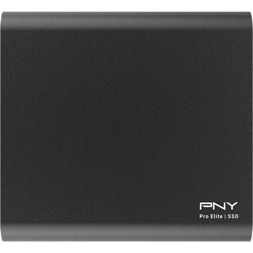 PNY Pro Elite 1 TB Portable Solid State Drive - External - USB 3.1 Type C - 890 MB/s Maximum Read Transfer Rate - 3 Year Warranty