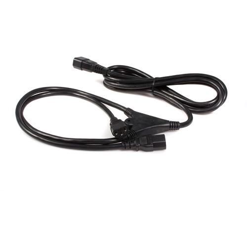 Startech Star Tech.com 10 ft Computer Power Cord Splitter IEC320 C14 to 2x IEC320 C13 - Power two devices (computer, monitor, printer) from a single power outlet - Y Splitter Power Cable - 10ft Computer Power Y Cable - Computer Power Cord - 10 ft Compute
