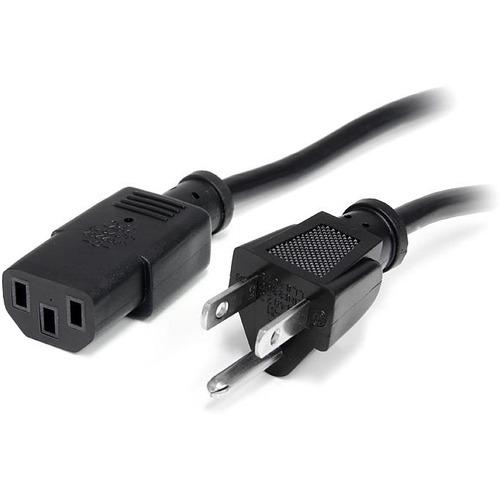 StarTech.com Computer Power Cord - 10 ft. - 10 Pack - Replacement Computer Power Cable - NEMA 5 15p to c13 Power Cord (PXT1011010PK) - 10 ft computer power cord 10-pack are suitable replacement cords for worn-out or missing PC power cables - Monitor powe