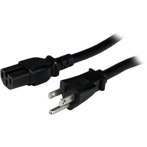 Startech Star Tech.com 4 ft Heavy Duty 14 AWG Computer Power Cord - NEMA5-15P to C15 - Connect a high-powered server to a Power Distribution Unit - Computer Power Cord - PC Power Cord - Monitor Power Cord - Heavy Duty 14AWG Power Cable - 4 ft 5-15P to C1