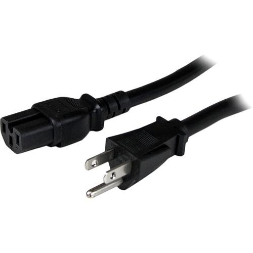Startech Star Tech.com 8 ft Heavy Duty 14 AWG Computer Power Cord - NEMA5-15P to C15 - Connect a high-powered server to a Power Distribution Unit - Computer Power Cord - PC Power Cord - Monitor Power Cord - Heavy Duty 14AWG Power Cable - 8 ft 5-15P to C1