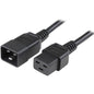 Startech Star Tech.com 3 ft Heavy Duty 14 AWG Computer Power Cord - C19 to C20 - Connect a high-powered server to a power distribution unit - C19 to C20 Cord - Heavy Duty 14AWG Power Cable for Power Distribution Units - 3 ft C19 to C20 Power Cord - 1x IE