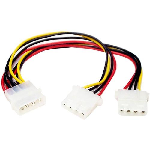 StarTech.com LP4 to 2x LP4 Power Y Splitter Cable - Power cable - 4 pin internal power (F) - 4 pin internal power (M) - Connect two LP4 peripherial devices (CD/DVD-ROM drives etc.) to a single LP4 connector - molex splitter - lp4 splitter - molex y split