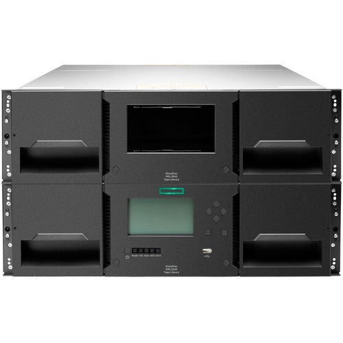 HPE StoreEver MSL3040 Scalable Library Base Module - 40 x Slot - Encryption - 3URack-mountable - 1 Year Warranty