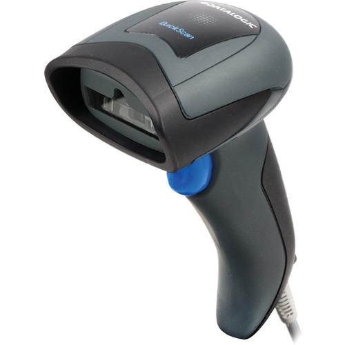 Datalogic QuickScan I QD2131 Hadheld Barcode Scanner Kit - Cable Connectivity - 270 scan/s - 1D - Imager - Black