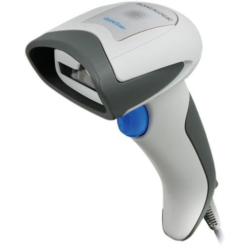 Datalogic QuickScan I QD2131 Handheld Barcode Scanner - Cable Connectivity - 270 scan/s - 1D - Imager - White