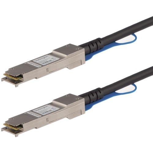 StarTech.com StarTech.com 1m QSFP+ to QSFP+ Direct Attach Cable for Juniper QFX-QSFP-DAC-1M 40GbE QSFP+ Copper DAC 40 Gbps Passive Twinax - 100% Juniper QFX-QSFP-DAC-1M Compatible 1m direct attached cable - 40 Gbps Passive Twinax Copper Low Power 2x QSFP