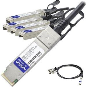 Add-On Computer AddOn QSFP+ Module - For Data Networking - 1 x 40GBase-CU Network40