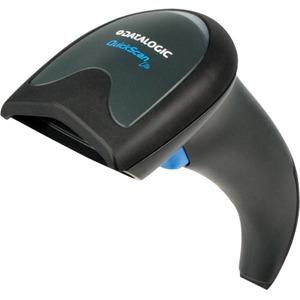 Datalogic QuickScan I Lite QW2170-BK Handheld Barcode Scanner - Cable Connectivity - 400 scan/s - 1D - Imager - Black - Stand Included - Serial